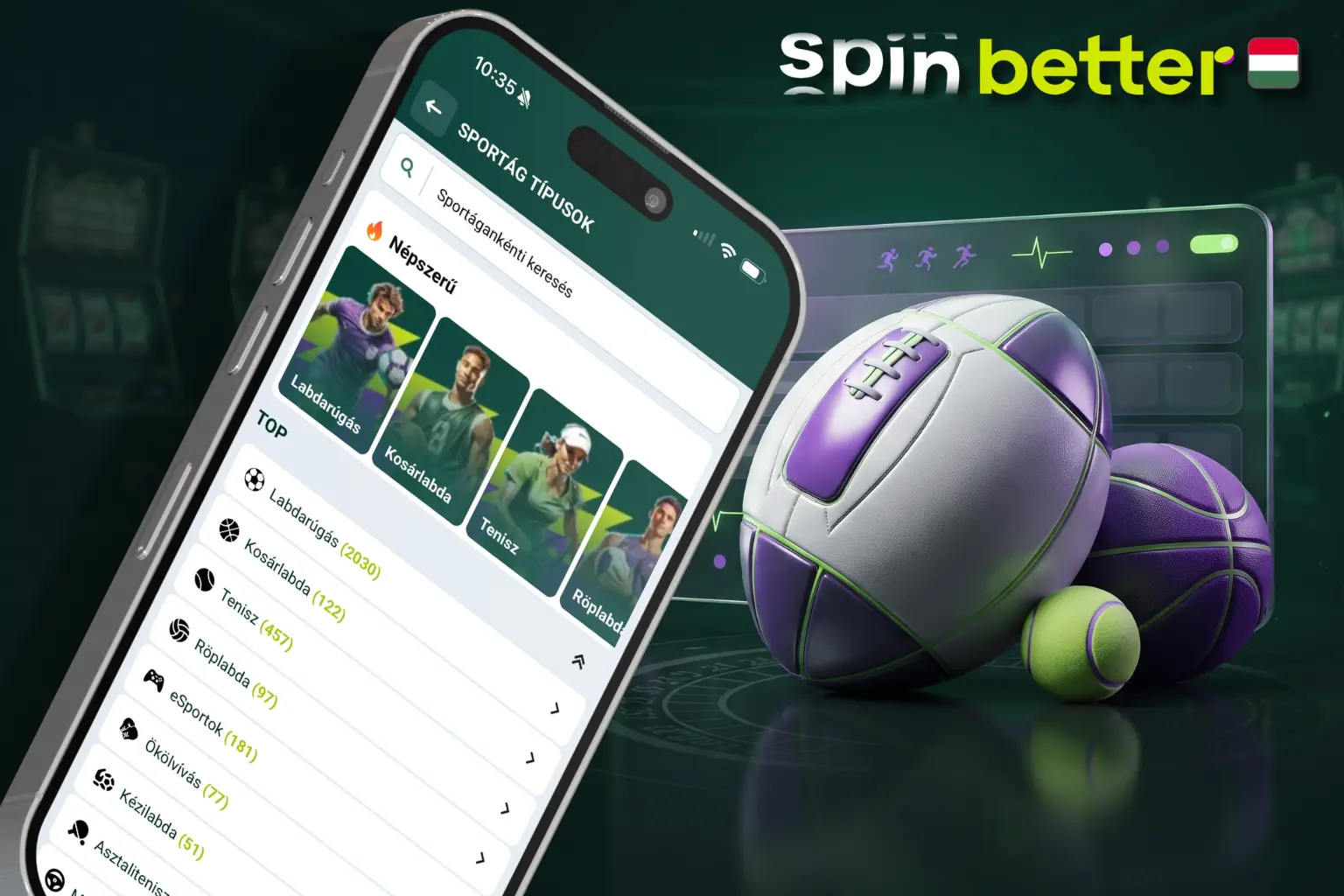 Spinbetter sportfogadás élő eseményekkel, friss oddsokkal és piacokkal